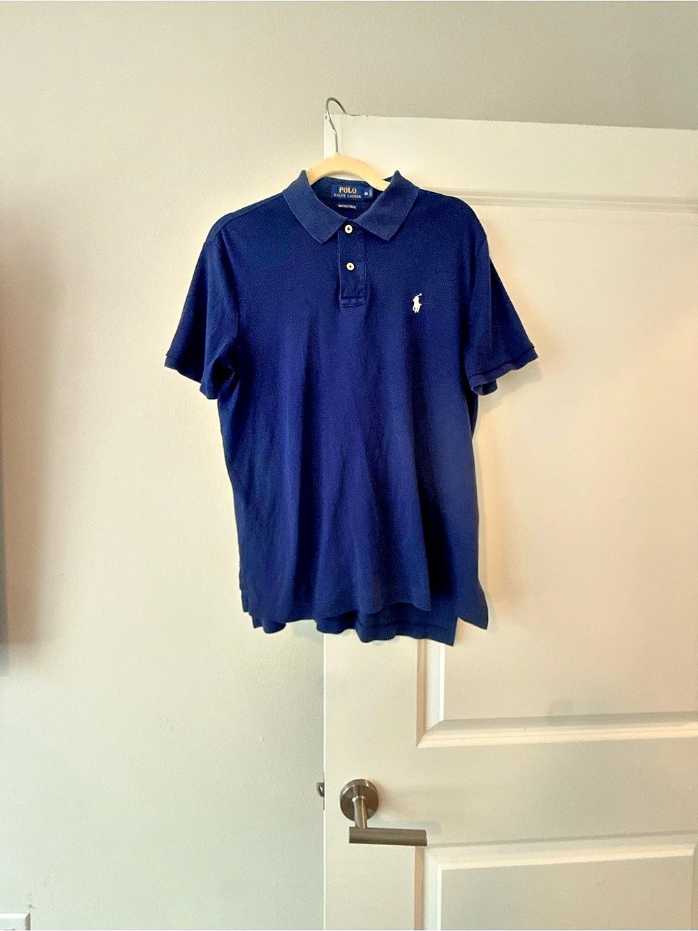 Polo Ralph Lauren Pima Soft Touch Polo Pima Cotton Polo in Blue Size Medium